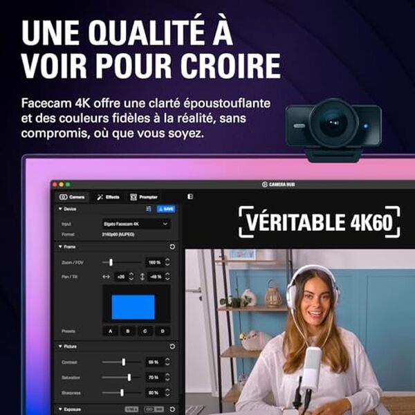 Découvrez notre test détaillé de la webcam Elgato Facecam 4K. Analyse complète des performances, qualité vidéo 4K60 et avis expert pour streamers et créateurs de contenu.
