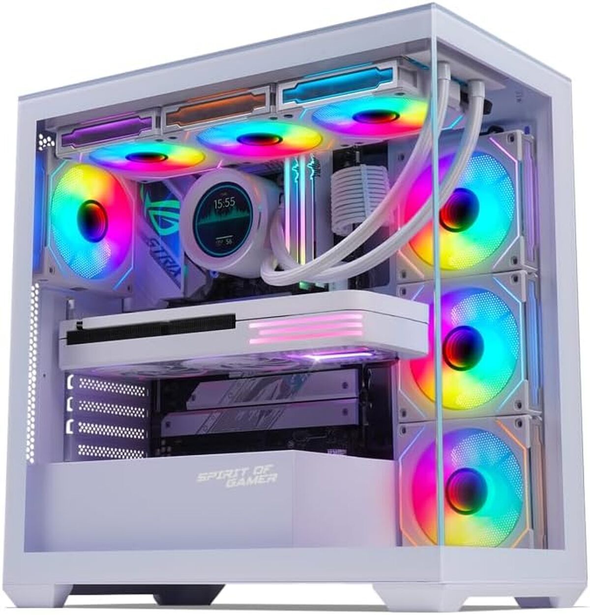 Test du boîtier PC Spirit of Gamer Spark Dark : aquarium RGB et performance