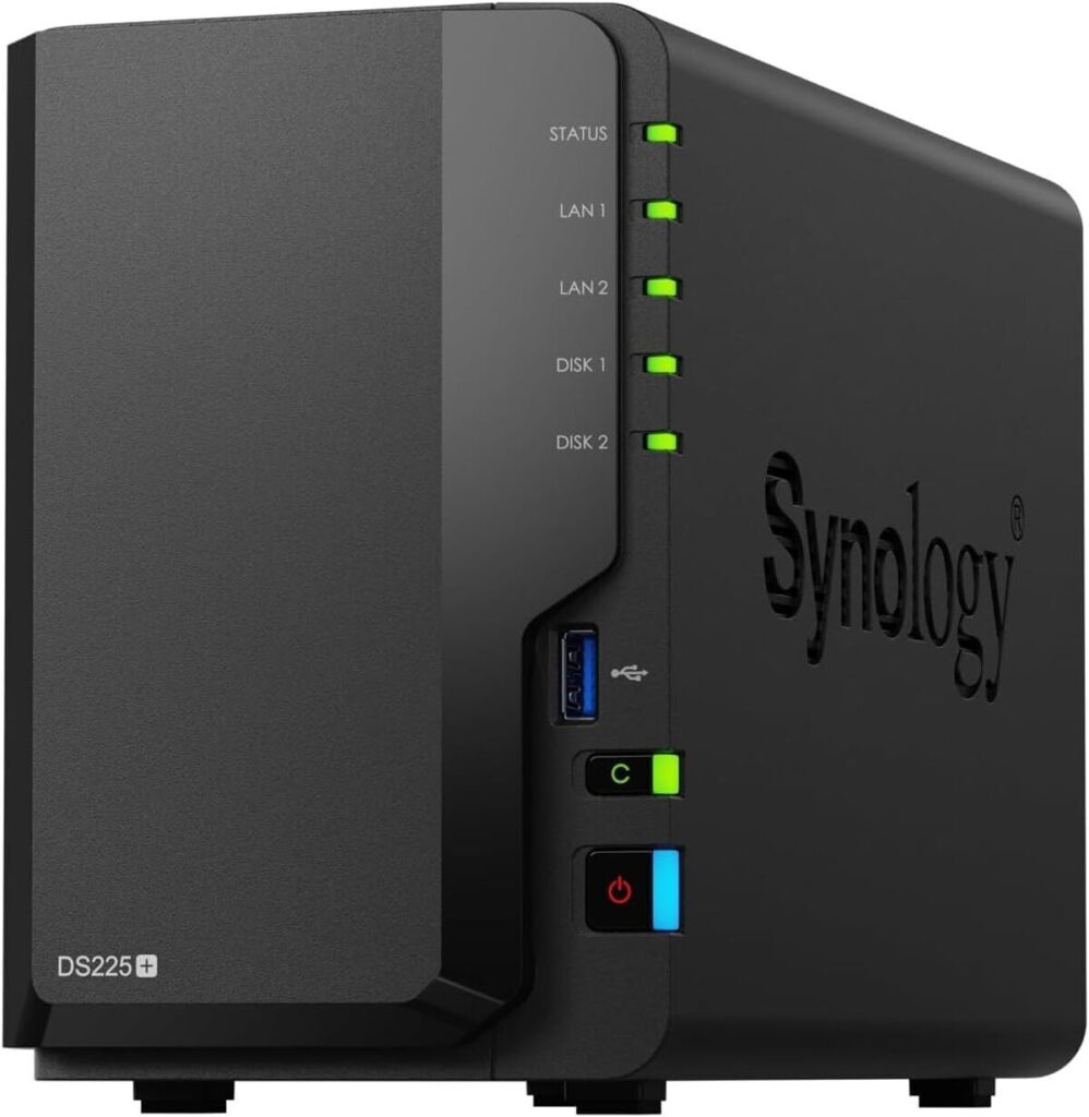 Test du Synology Diskstation DS225+ à 2 baies
